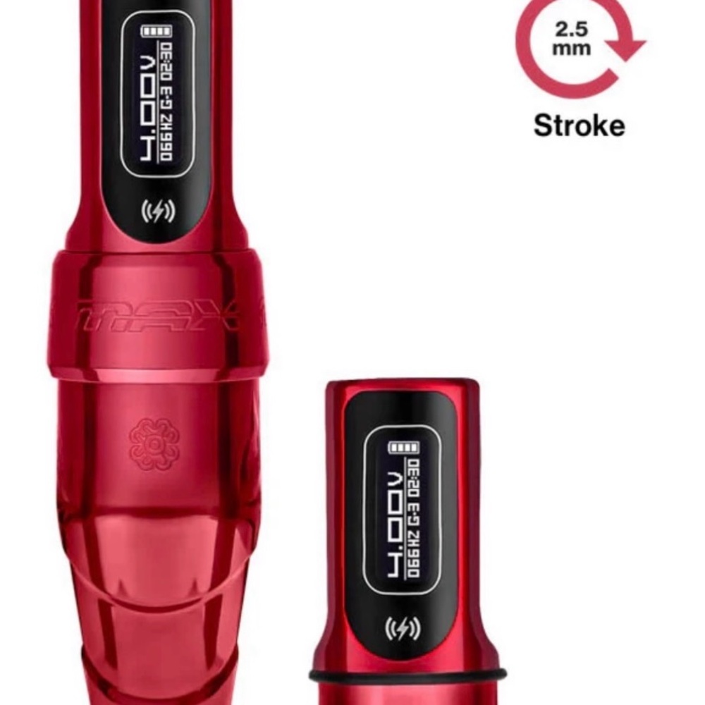 BRAND NEW SEALED BOX SPEKTRA FLUX S MAX 2.5 ROUGE EXTRA BATTERY PMU TATTOO